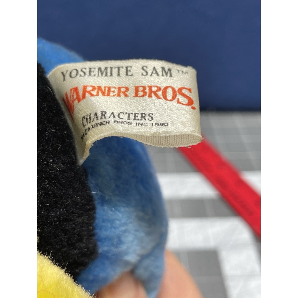 1990 Yosemite Sam Plush Doll Warner Bros. Mighty Star Looney Tunes - Picture 8 of 8